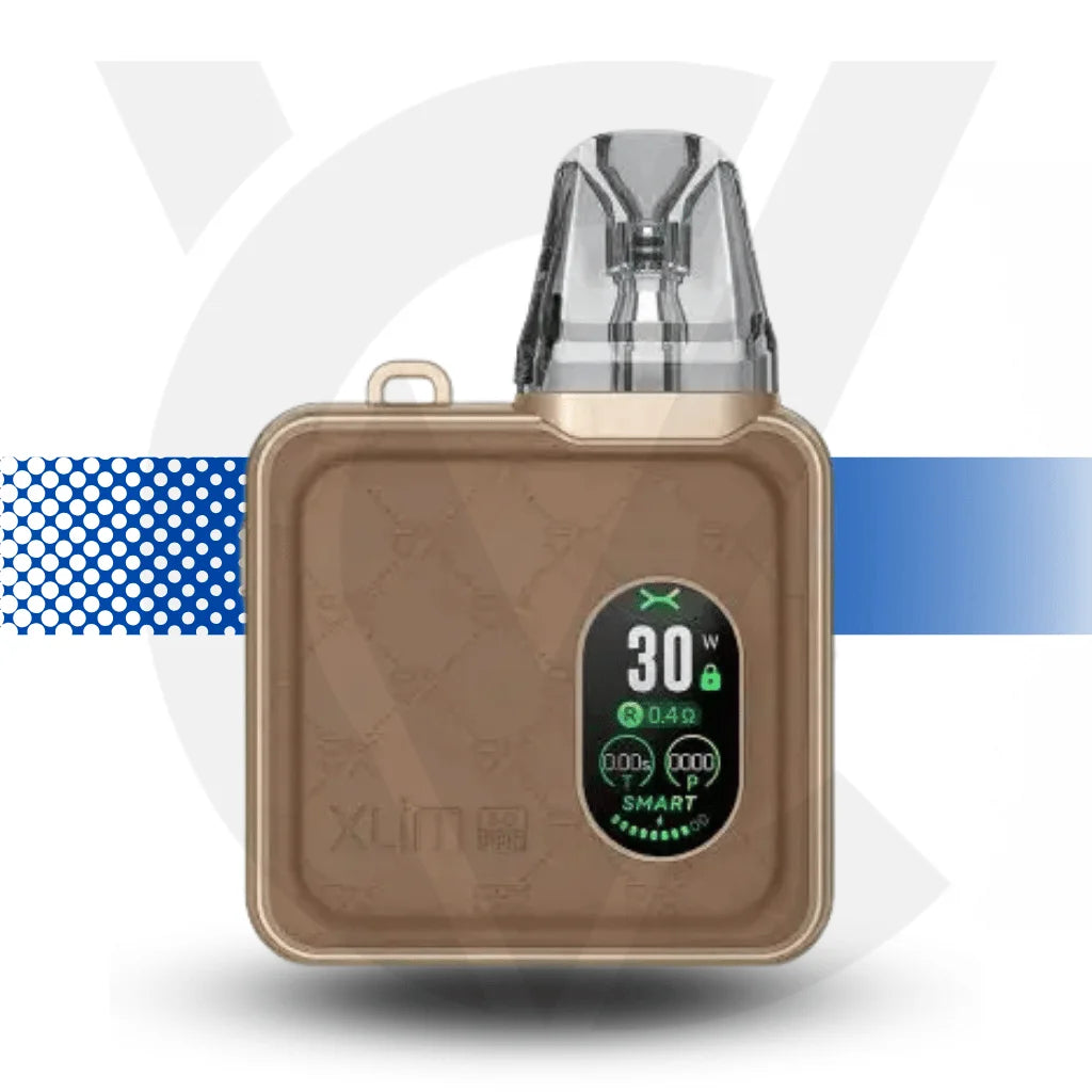 Oxva SQ Pro Pod Kit - Brown Leather l Cloud Vapez UK