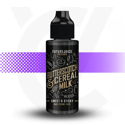 Future Juice 100ml Vape Juice E-Liquid - Butterscotch &amp; Cereal Milk | Cloud Vapez UK