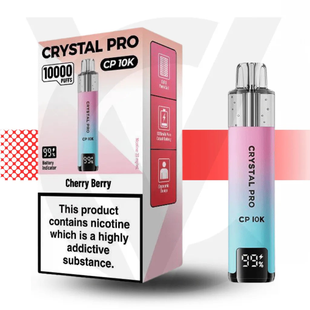 Crystal Pro CP 10K Prefilled Pod Kit - Cherry Berry | Cloud Vapez UK