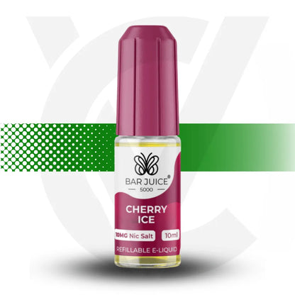 Bar Juice Nic Salt 10MG 10ml - Cherry Ice - Cloud Vapez UK