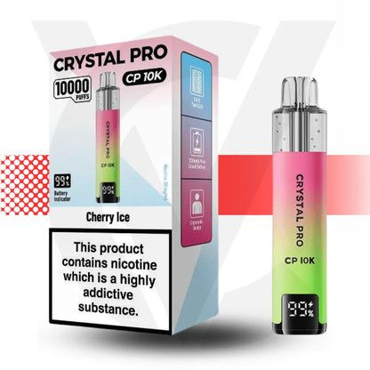 Crystal Pro CP 10K Prefilled Pod Kit - Cherry Ice | Cloud Vapez UK