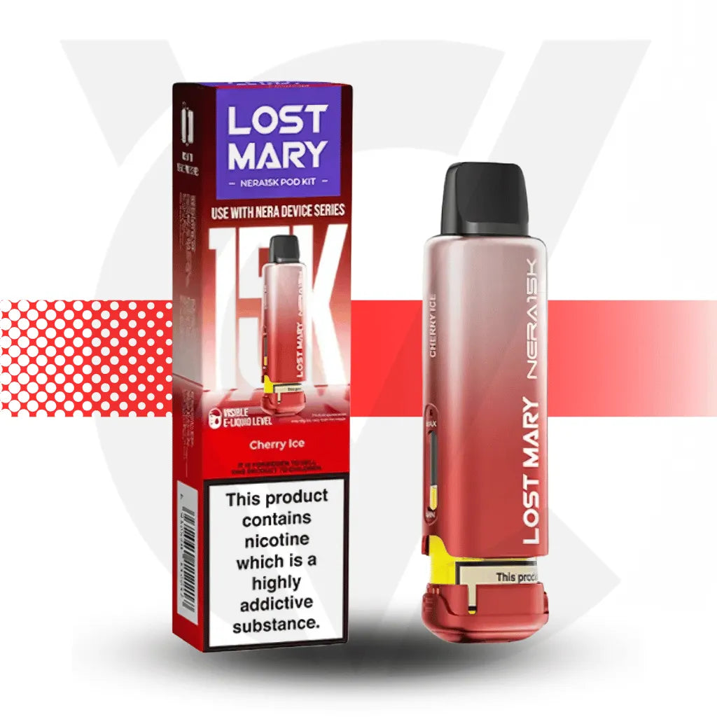 Lost Mary Nera 15K Refill Pack - Cherry Ice | Cloud Vapez UK