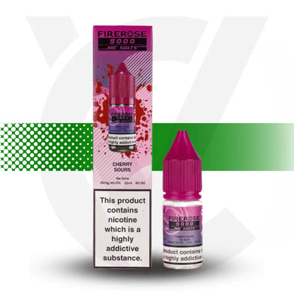 Elux Firerose 5000 20mg Nic Salt - Cherry Sours | Cloud Vapez UK