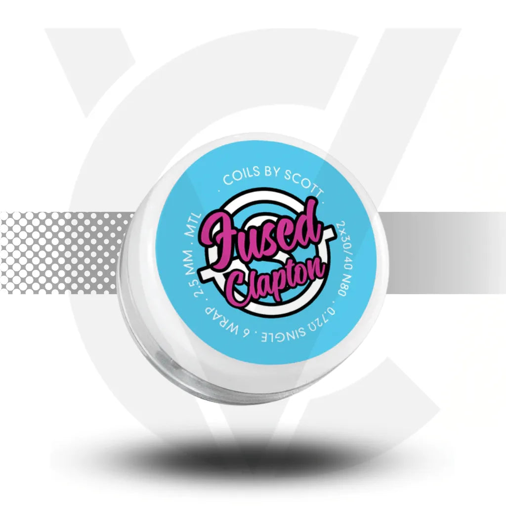 Coils By Scott Fused Clapton 0.72ohm MTL Coil | Cloud Vapez UK
