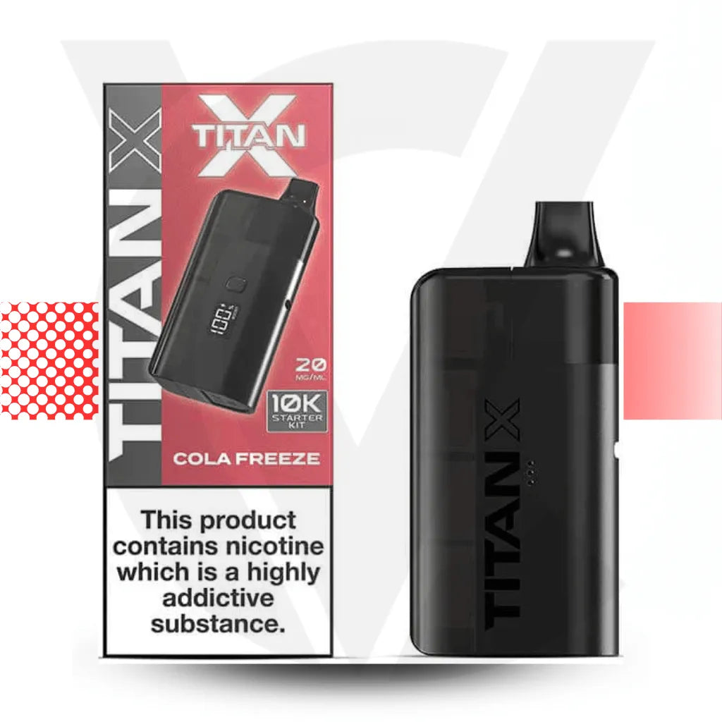 Titan X 10K Prefilled Pod Kit - Cola Freeze | Cloud Vapez UK