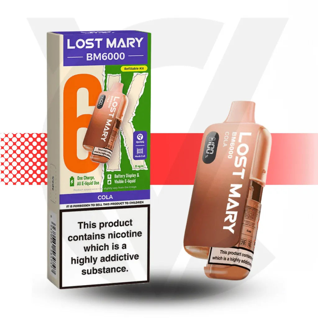 Lost Mary BM6000 Prefilled Pod Kit - Cola | Cloud Vapez UK