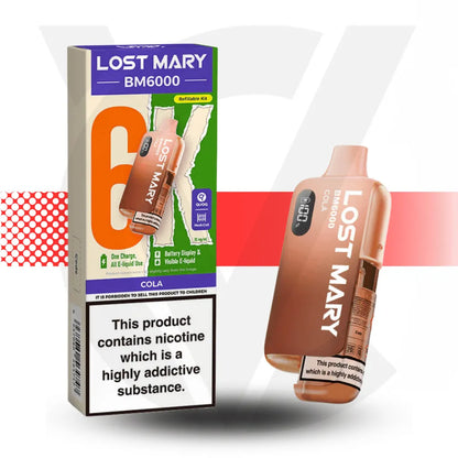 Lost Mary BM6000 Prefilled Pod Kit - Cola | Cloud Vapez UK