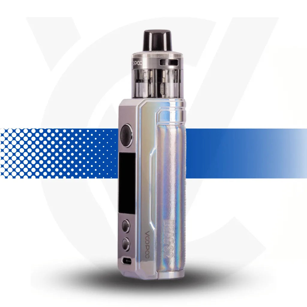 Voopoo Drag S2 Vape Kit - Colourful Silver l Cloud Vapez UK