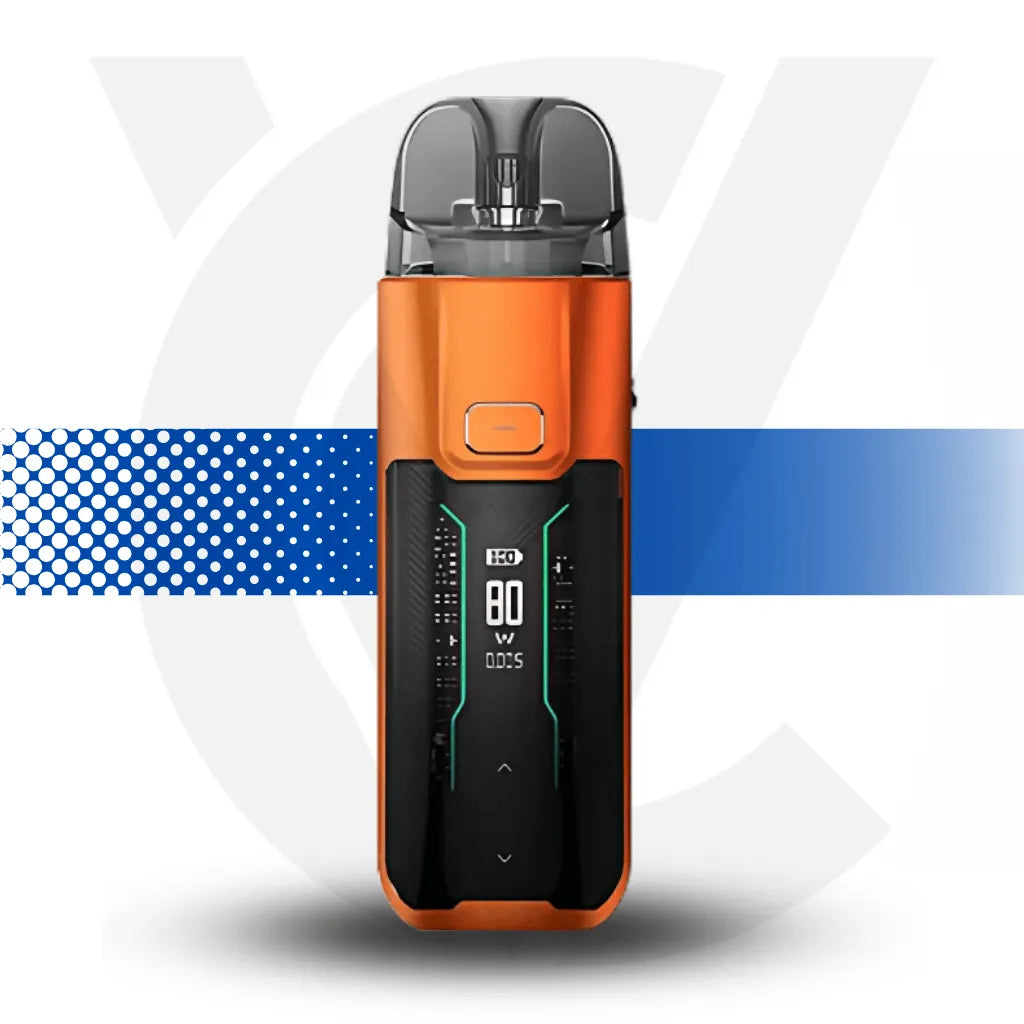 Vaporesso Luxe XR Max Pod Vape Kit - Coral Orange Leather l Cloud Vapez UK