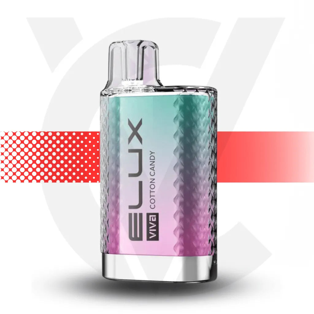 Elux Viva 600 Disposable Vape - Cotton Candy l Cloud Vapez UK