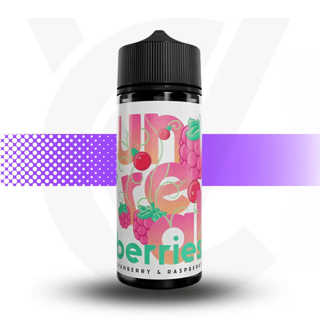 Unreal Berries 100ml E-Liquid - Cranberry &amp; Raspberry | Cloud Vapez UK