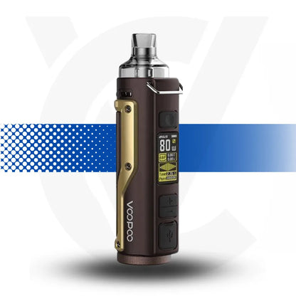 Voopoo Argus Pro Pod Mod - Dark Coffee &amp; Titanium Gold l Cloud Vapez UK