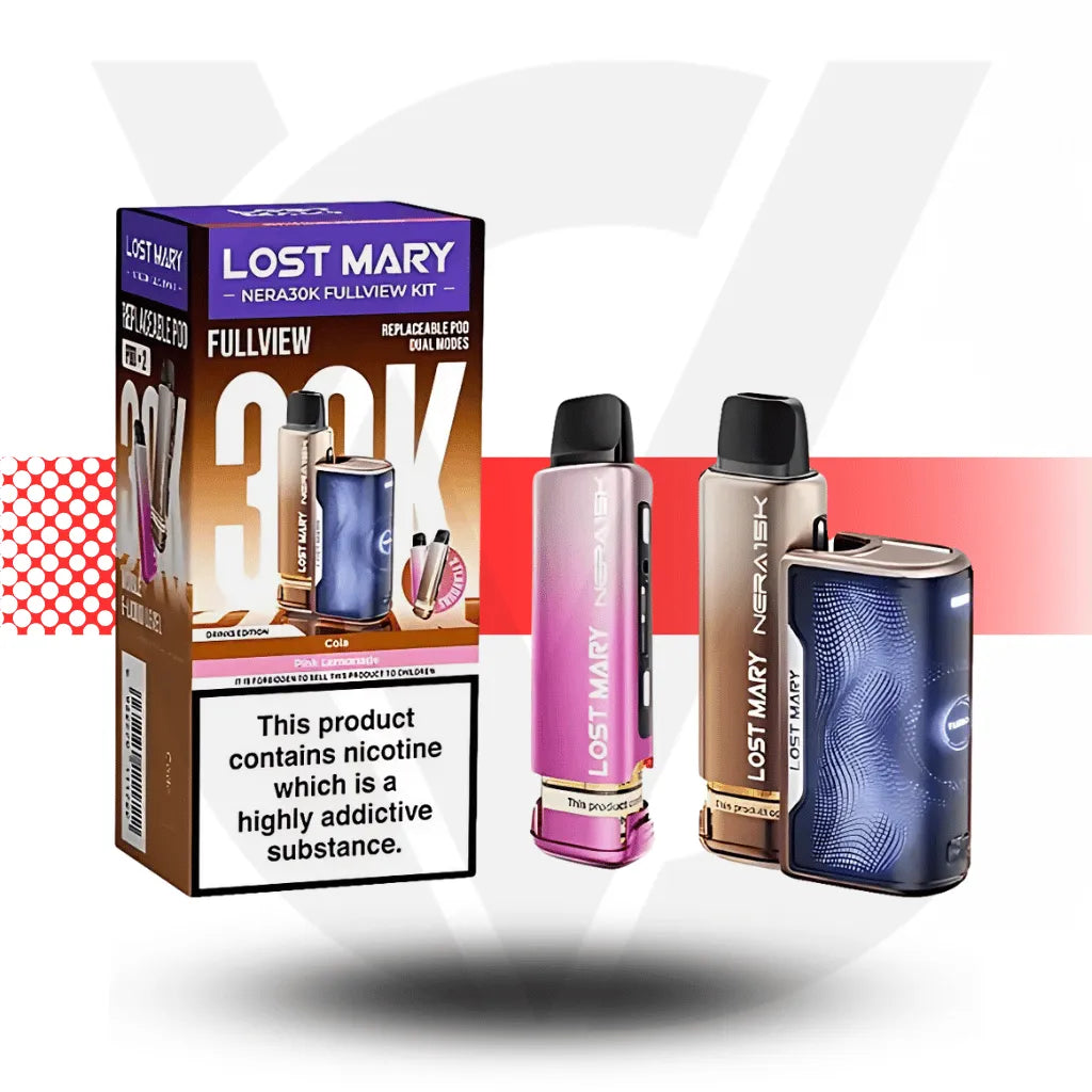 Lost Mary Nera 30K Fullview Kit - Drinks Edition | Cloud Vapez UK