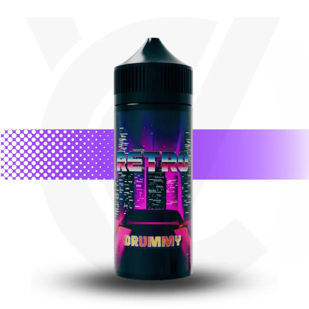 Retro 100ml E-Liquid - Drummy l Cloud Vapez UK