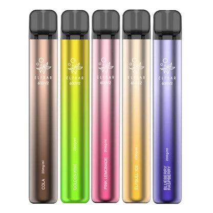 Elf Bar V2 600 Disposable Vape - Cloud City UK