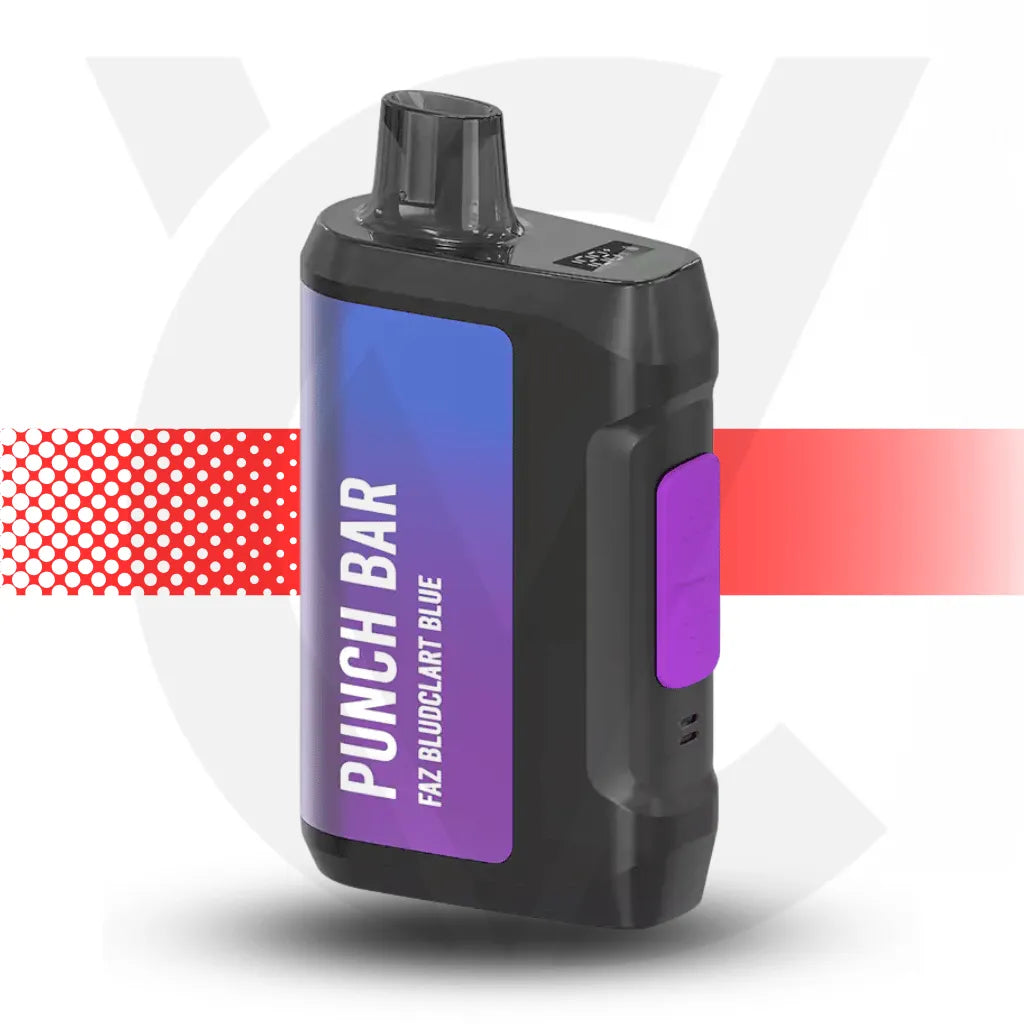 Punch Bar 10K Disposable Vape - Faz Bludclart Blue l Cloud Vapez UK