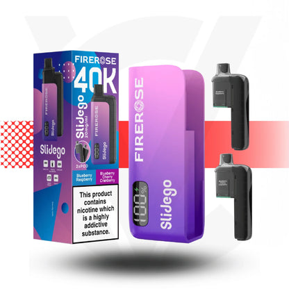 Firerose Slidego 40K Puffs Prefilled Pod Kit by Elux