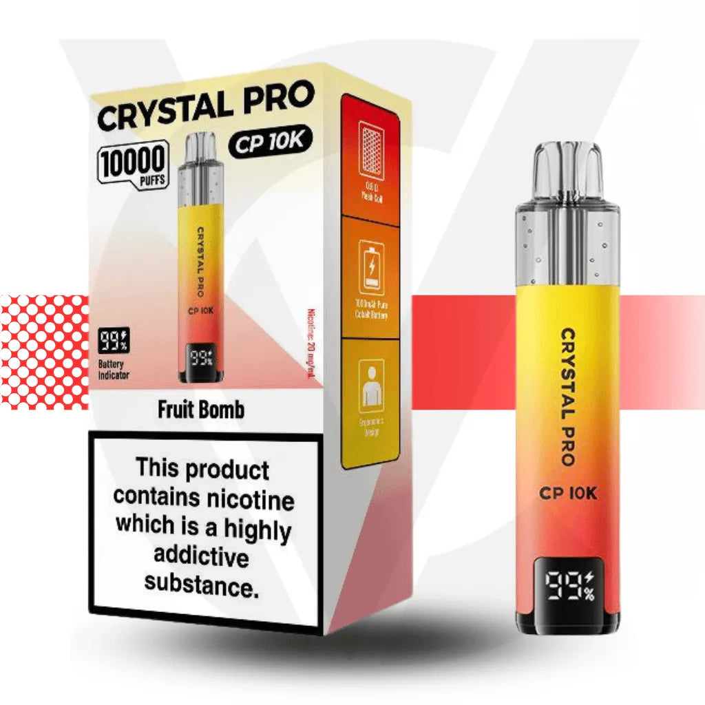 Crystal Pro CP 10K Prefilled Pod Kit - Fruit Bomb | Cloud Vapez UK