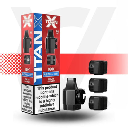Titan X 10K Prefilled Pod - Fruit Punch | Cloud Vapez UK