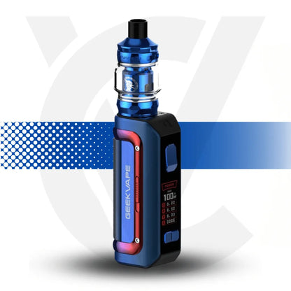 Geekvape Aegis M100 Vape Kit - Blue Red l Cloud Vapez UK