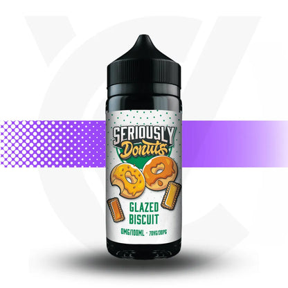 Seriously 100ml E-Liquid - Glazed Biscuit - Donuts l Cloud Vapez UK