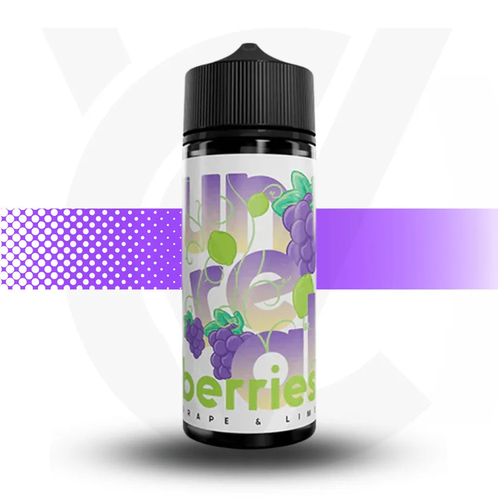 Unreal Berries 100ml E-Liquid - Grape &amp; Lime | Cloud Vapez UK