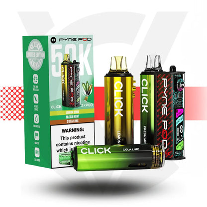 Pyne Pod Click 50K Disposable Pod Kit - Green Edition | Cloud Vapez UK