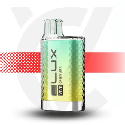 Elux Viva 600 Disposable Vape - Green Vera l Cloud Vapez UK