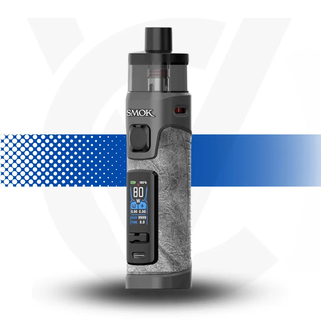 Smok RPM 5 Pro Pod Vape Kit - Grey Leather l Cloud Vapez UK