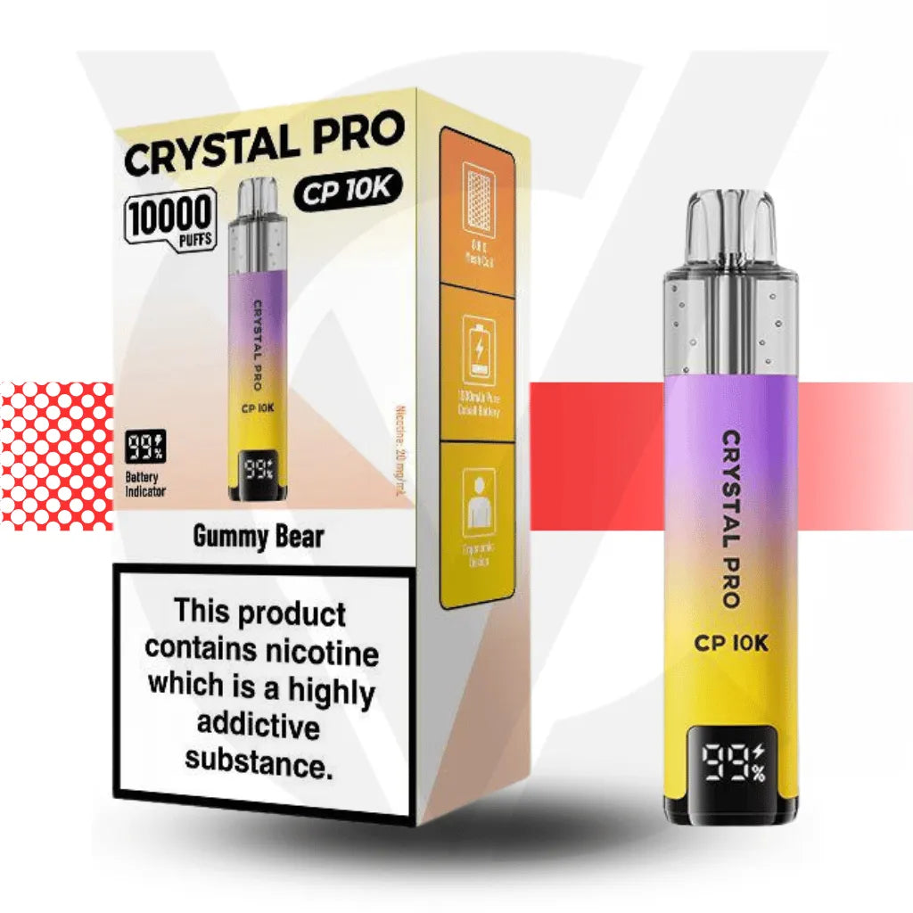 Crystal Pro CP 10K Prefilled Pod Kit - Gummy Bear | Cloud Vapez UK
