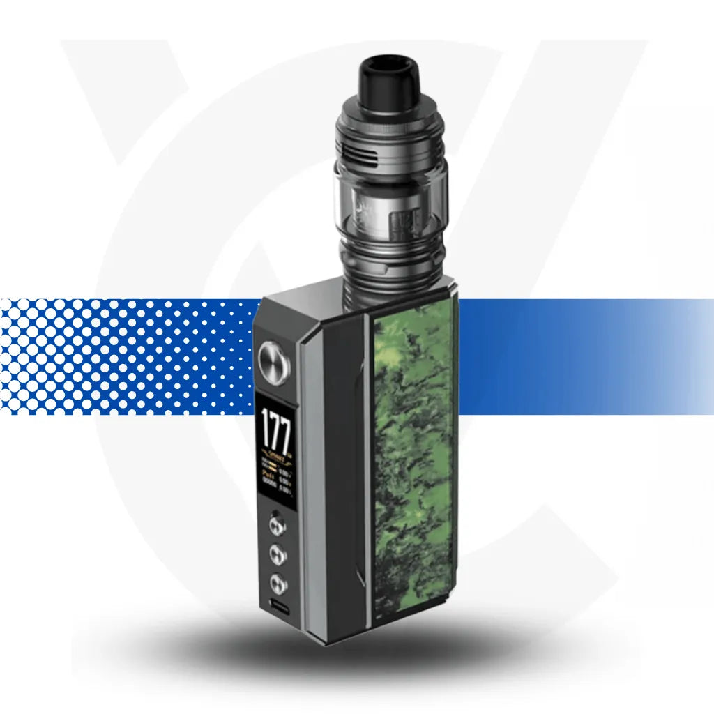 Voopoo Drag 4 Vape Kit - Gunmetal &amp; Forest Green l Cloud Vapez UK