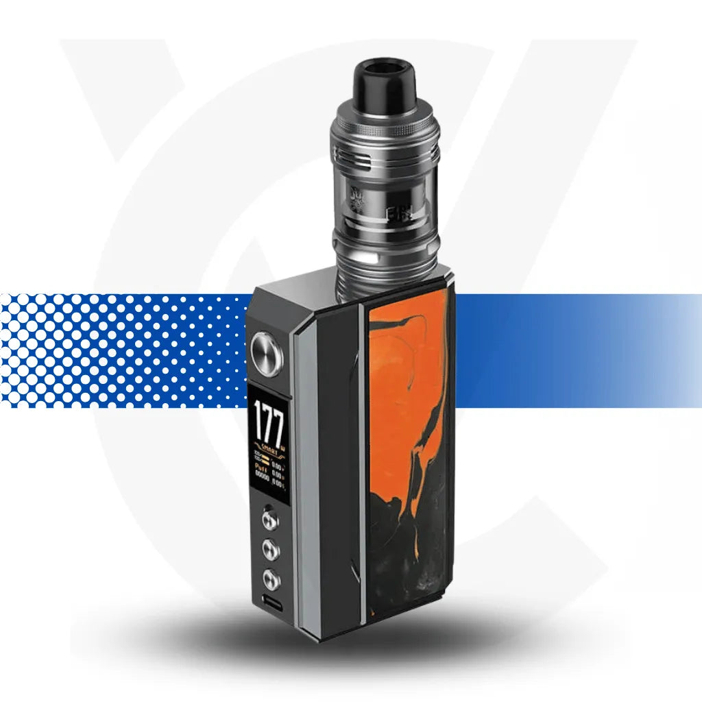 Voopoo Drag 4 Vape Kit - Gunmetal &amp; Tropical Orange l Cloud Vapez UK