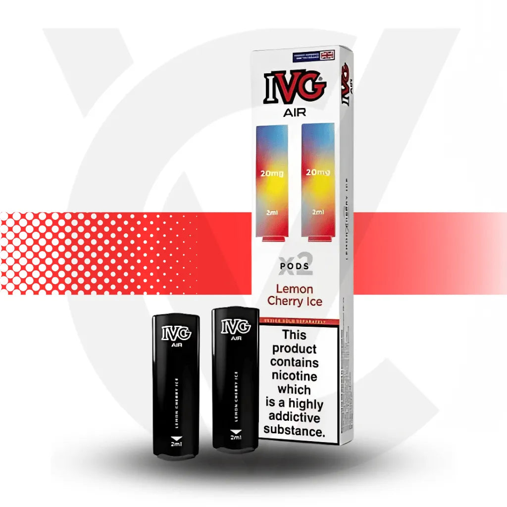 IVG Air Prefilled Pods - Lemon Cherry Ice | Cloud Vapez UK