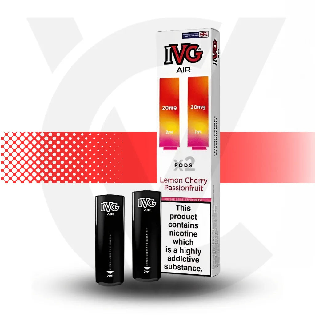 IVG Air Prefilled Pods - Lemon Cherry Passionfruit | Cloud Vapez UK