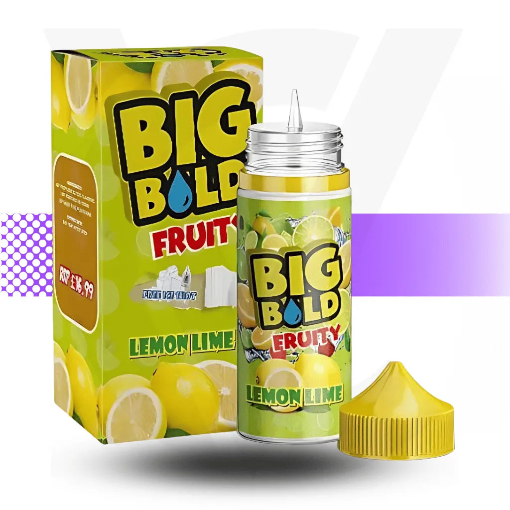 Big Bold 100ml E-Liquid - Lemon Lime - Fruity l Cloud Vapez UK