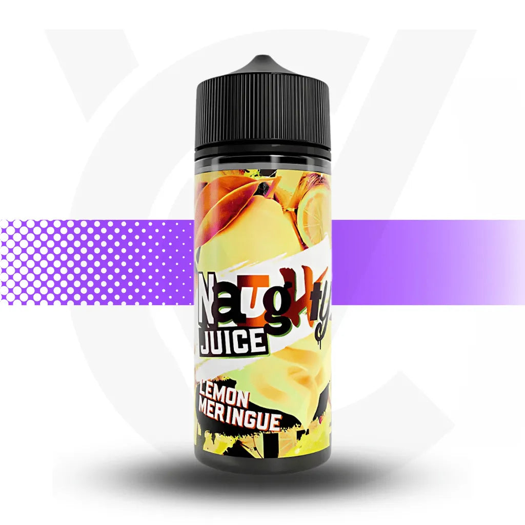 Naughty Juice 100ml E-Liquid - Lemon Meringue l Cloud Vapez UK