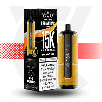 Al Fakher Crown Bar 15k Disposable Vape - Mango Ice l Cloud Vapez UK