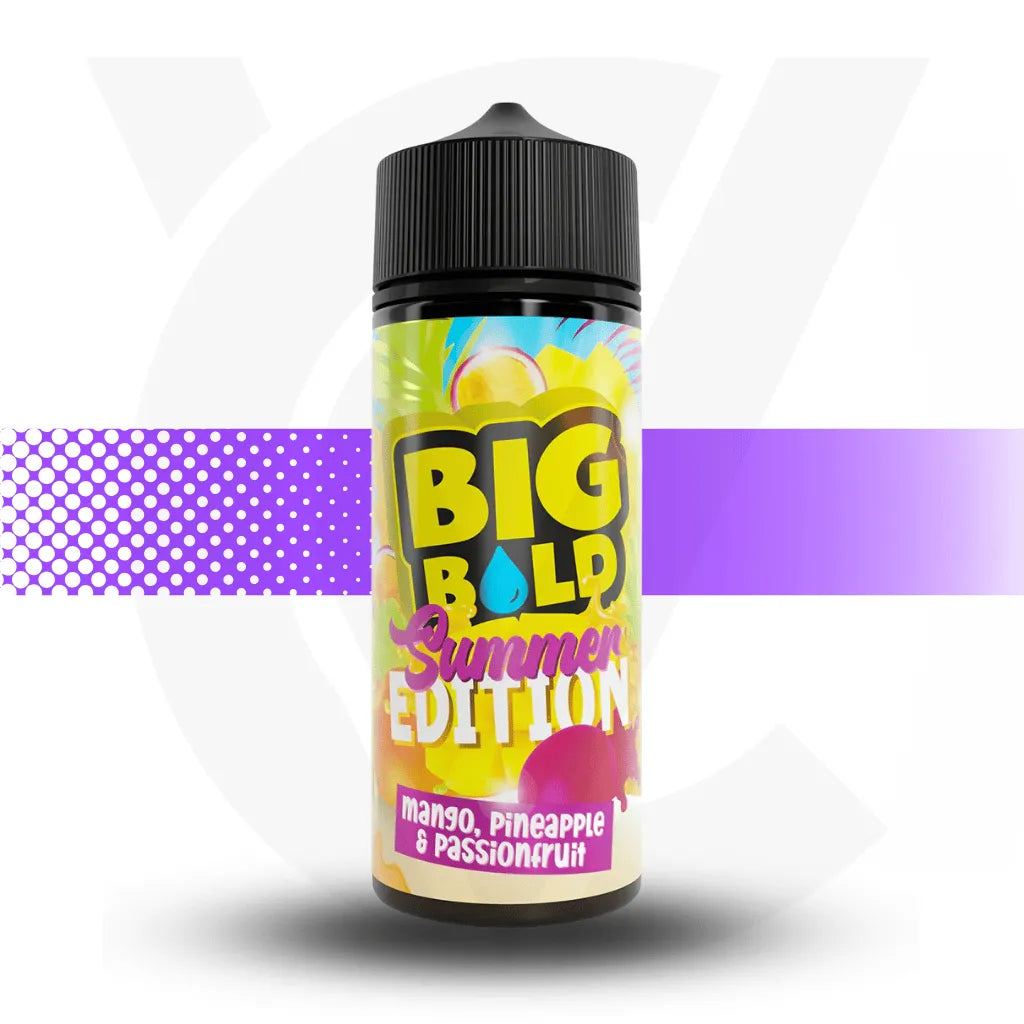 Big Bold 100ml E-Liquid - Mango Pineapple Passionfruit - Summer Edition l Cloud Vapez UK