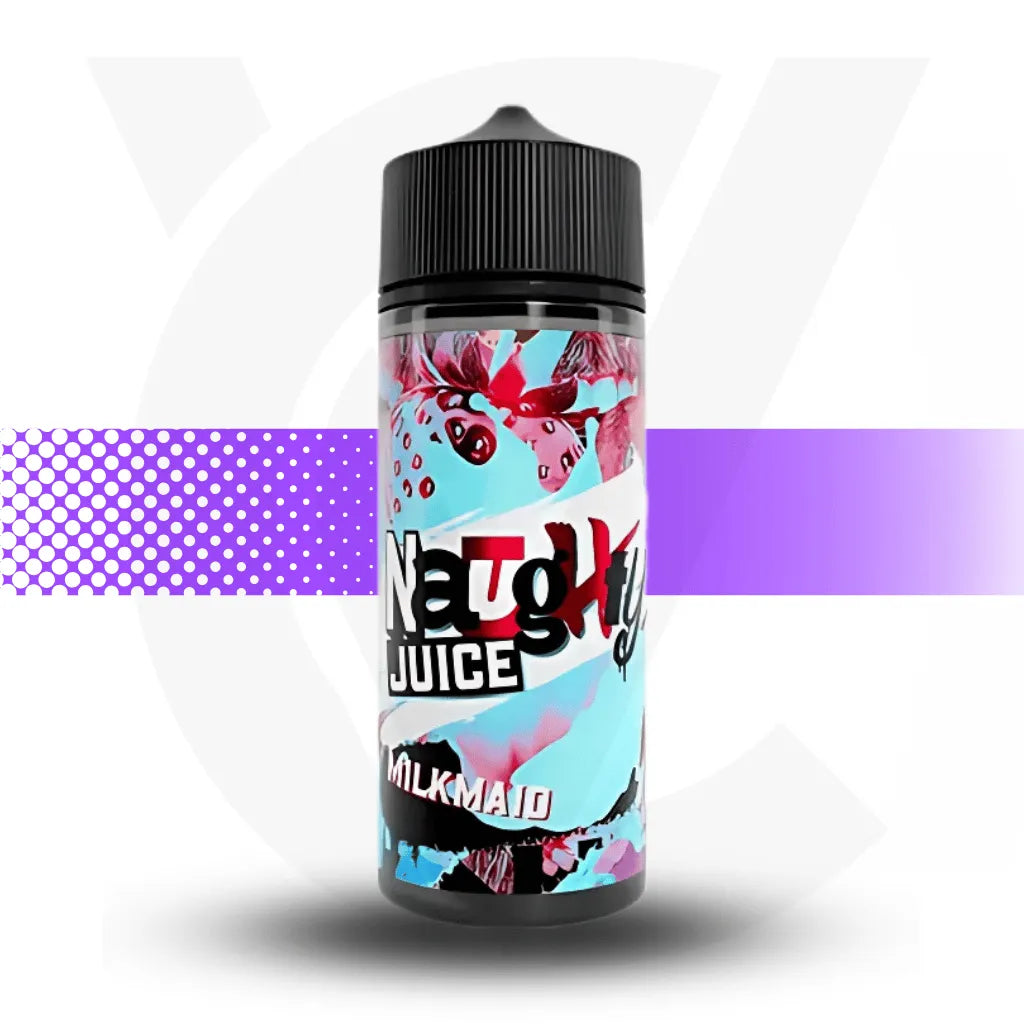 Naughty Juice 100ml E-Liquid - Milkmaid l Cloud Vapez UK