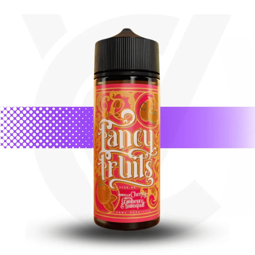 Fancy Fruits 100ml E-Liquid - Morello Cherry with Cranberry Rumquat l Cloud Vapez UK