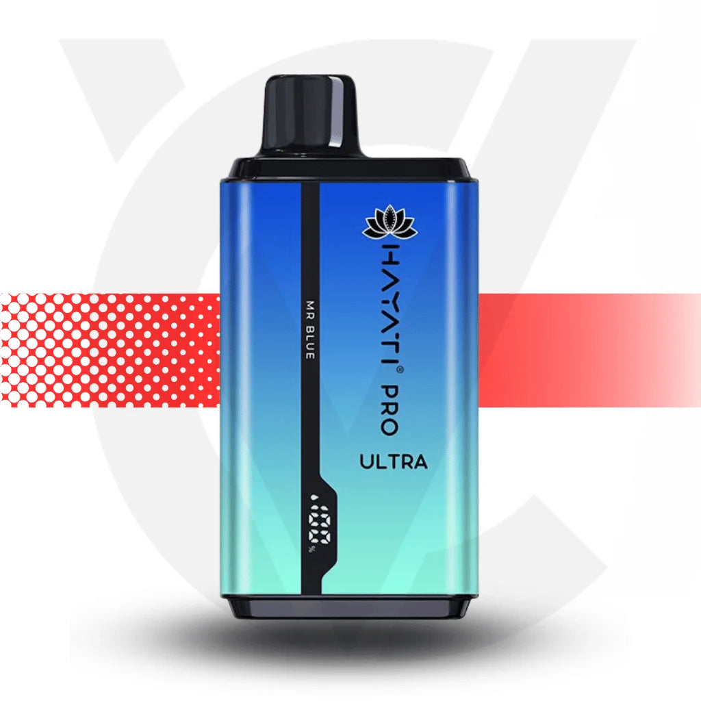 Hayati Pro Ultra 15k Disposable Vape - Mr Blue l Cloud Vapez UK