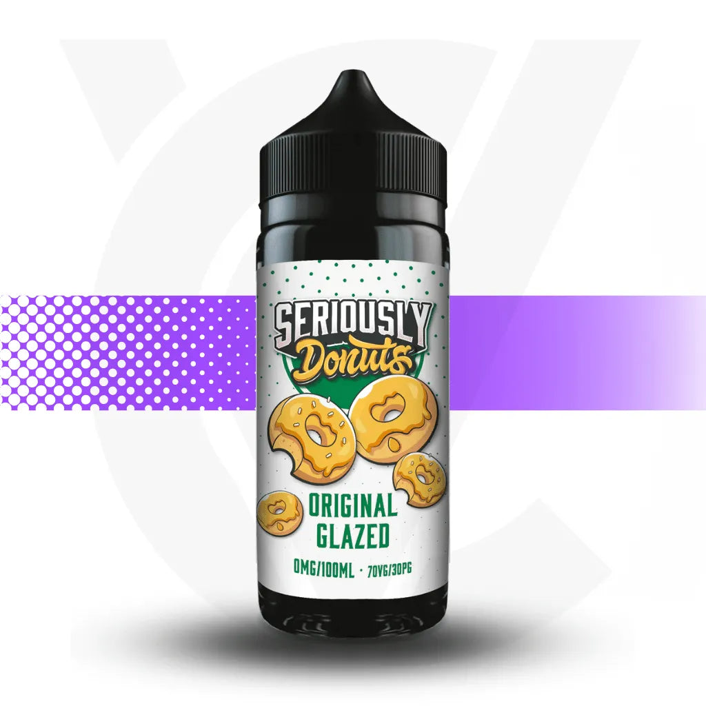 Seriously 100ml E-Liquid - Original Glazed - Donuts l Cloud Vapez UK