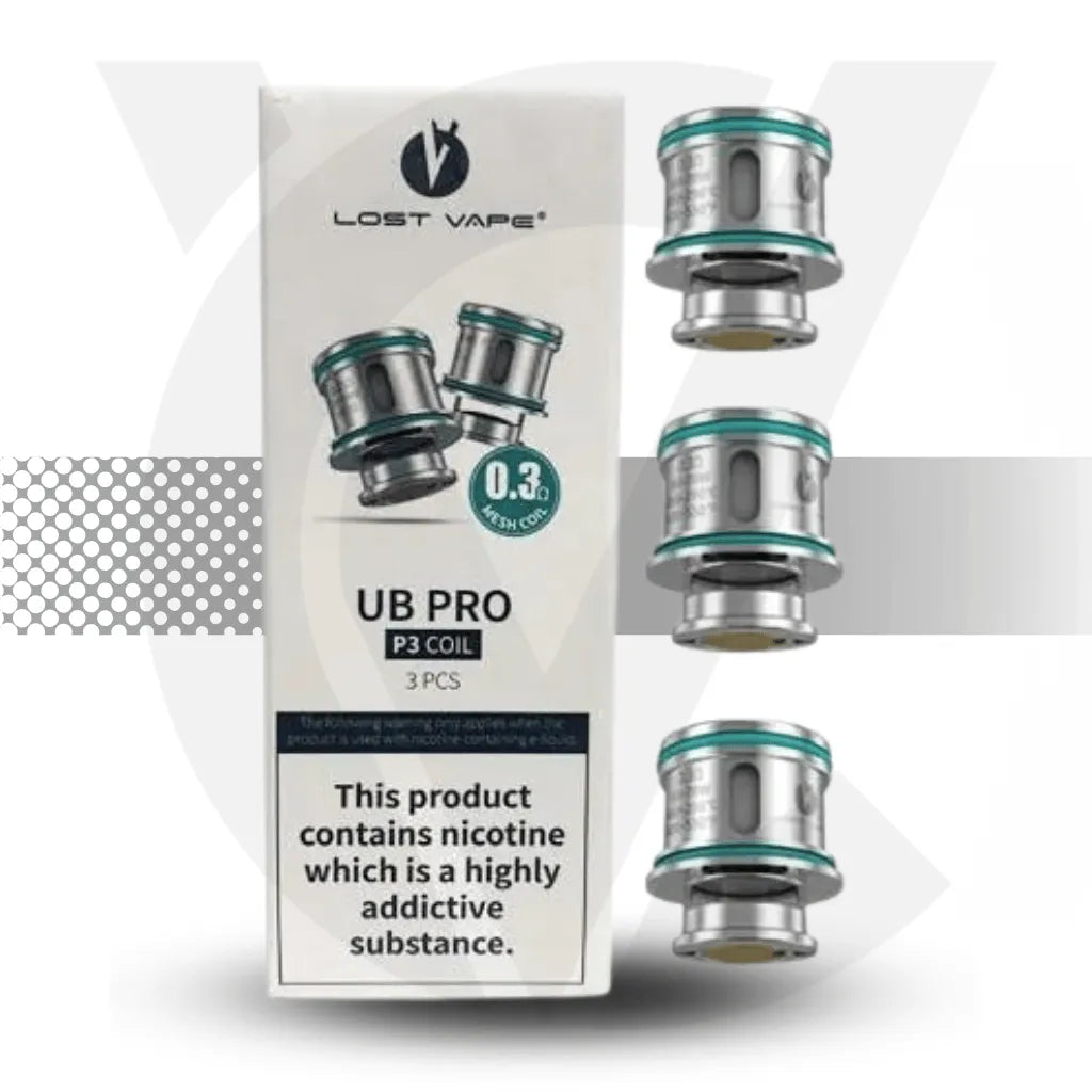 Lost Vape Ursa UB Pro Replacement Coils - P3 0.3ohm | Cloud Vapez UK
