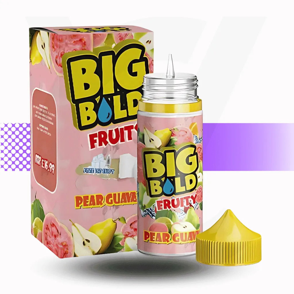 Big Bold 100ml E-Liquid - Pear Guava - Fruity l Cloud Vapez UK