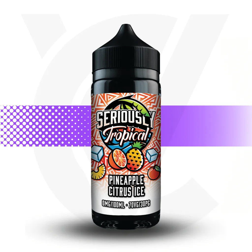 Seriously 100ml E-Liquid - Pineapple Citrus Ice - Tropical | Cloud Vapez UK