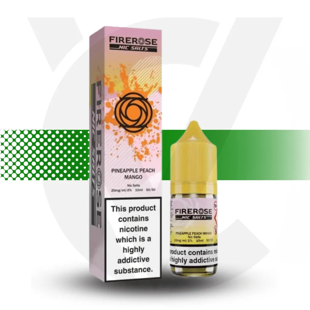 Elux Firerose 5000 20mg Nic Salt - Pineapple Peach Mango | Cloud Vapez UK