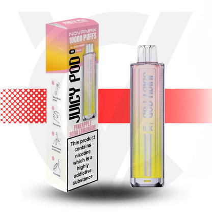 Juicy Pod 10K Prefilled Pod Kit - Pineapple Soda Lemonade | Cloud Vapez UK
