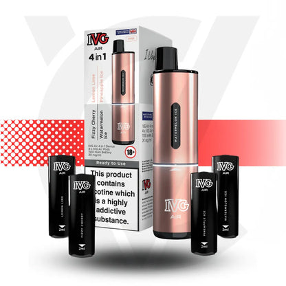IVG Air 4 In 1 Prefilled Pod Kit - Pink Edition | Cloud Vapez UK