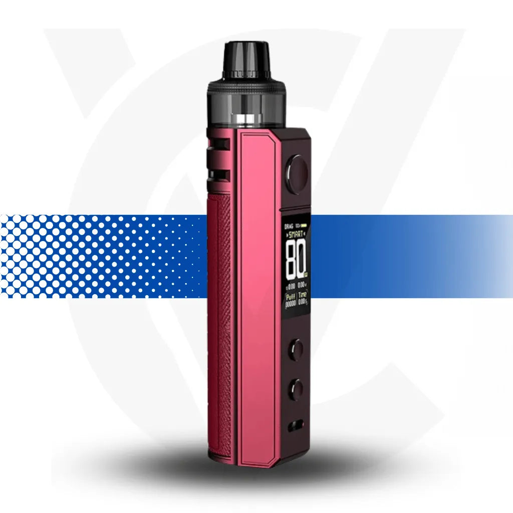 Voopoo Drag H80S Vape Kit - Plum Red l Cloud Vapez UK