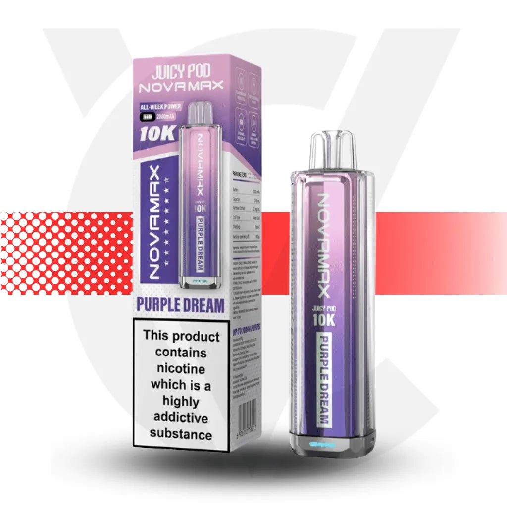 Juicy Pod 10K Prefilled Pod Kit - Purple Dream | Cloud Vapez UK